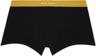 Paul Smith Three-Pack Black Contrast Boxer Briefs