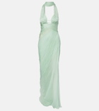 Maria Lucia Hohan Milagros halterneck gown
