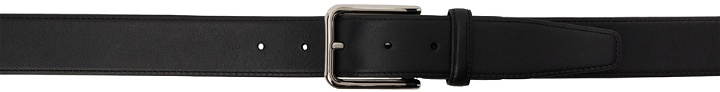 Photo: Brioni Black Leather Belt