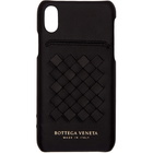 Bottega Veneta Black Intrecciato iPhone X Case