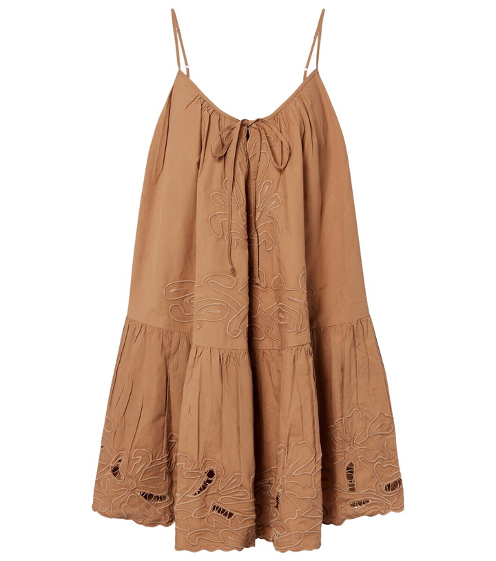 Photo: Juliet Dunn Embroidered cotton minidress