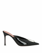 Amina Muaddi Womens Mules & Clogs in Black