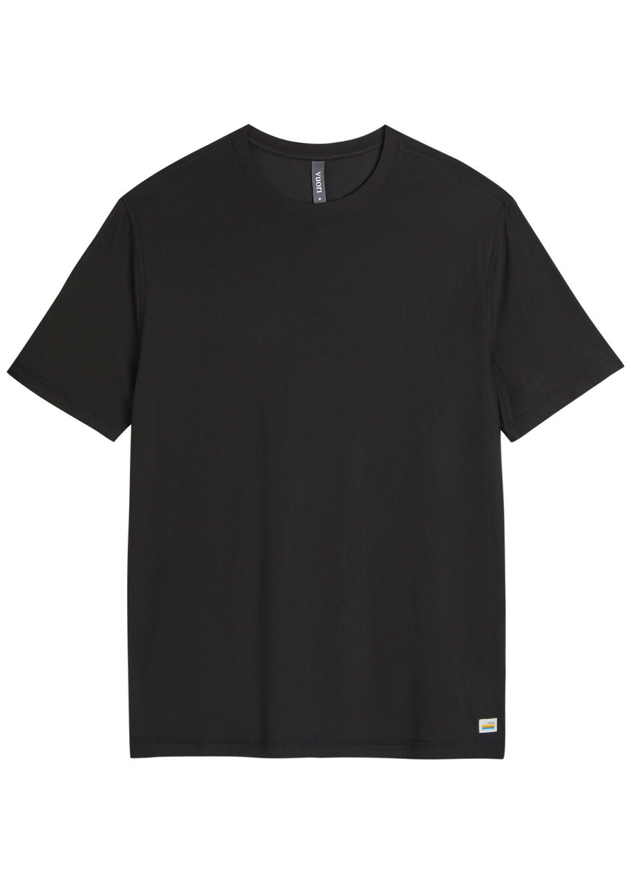 Vuori Strato Tech Stretch-jersey T-shirt Black