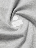 Isabel Marant - Zafferh Logo-Print Cotton-Jersey T-Shirt - Gray