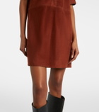 Yves Salomon Suede polo dress