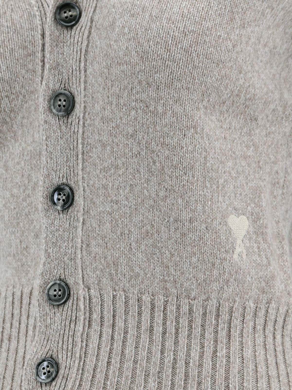 Ami Paris   Cardigan Beige   Womens