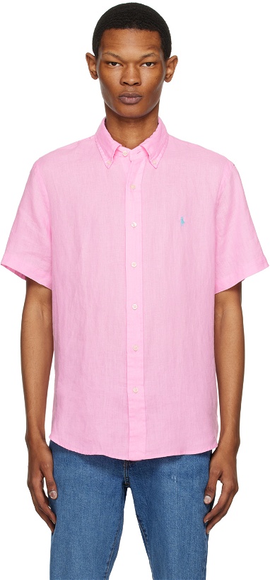 Photo: Polo Ralph Lauren Pink Classic Fit Shirt