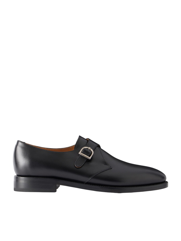 Photo: MORJAS - Leather Monk-Strap Shoes - Black