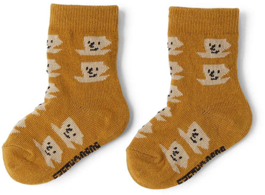 Bobo Choses Baby Tan Cup Of Tea All Over Socks