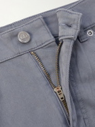 Peter Millar - Signature Straight-Leg Cotton-Blend Sateen Trousers - Gray