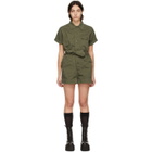 R13 Khaki Surplus Romper