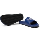 Balenciaga - Printed Leather Slides - Men - Blue