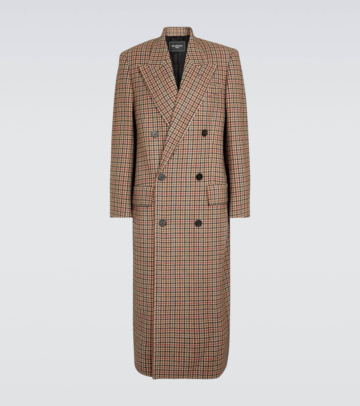 コート Balenciaga Raglan One Layer Coat In Vintage Checked Wool BALENCIAGA Raglan One Layer coat in vintage checked wool