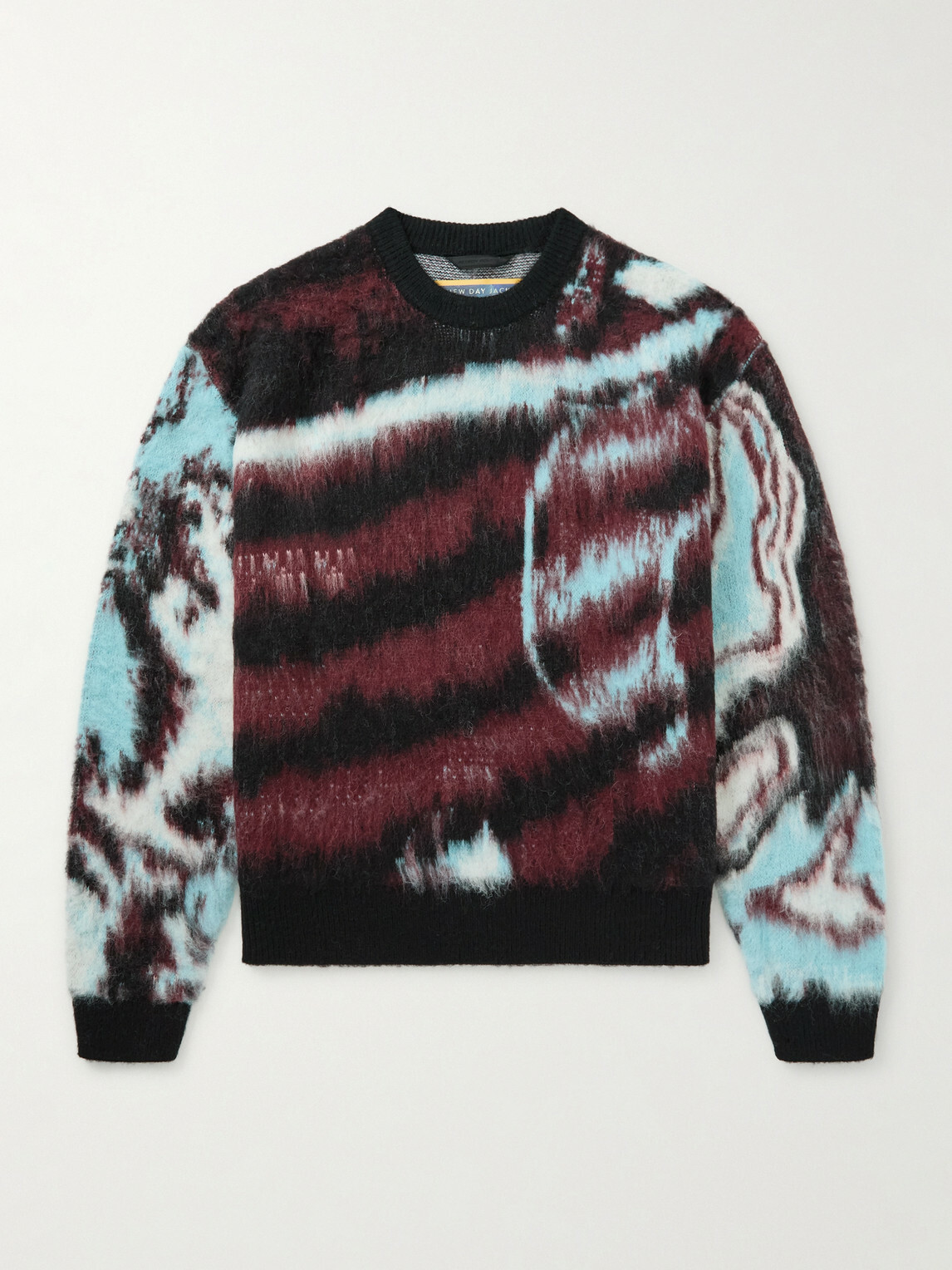 Aztech Mountain - Brushed Knitted Sweater - Burgundy