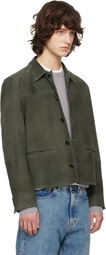 TONYWACK Green Goat Suede Chore Jacket