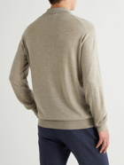 Kingsman - Virgin Wool Polo Shirt - Neutrals