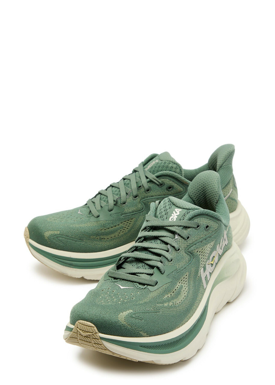 Hoka Clifton 10 Mesh Sneakers Green