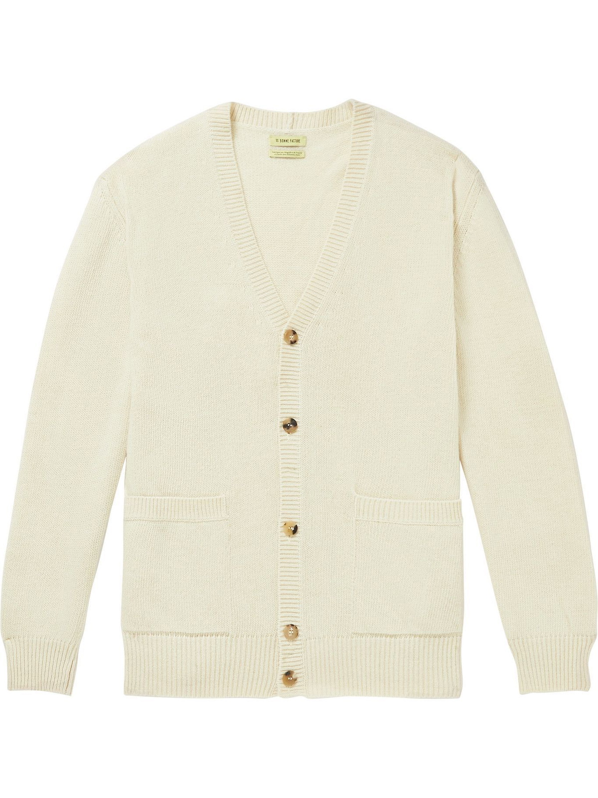 De Bonne Facture - Wool Cardigan - Neutrals De Bonne Facture