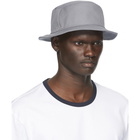 Thom Browne Grey Canvas Classic Bucket Hat