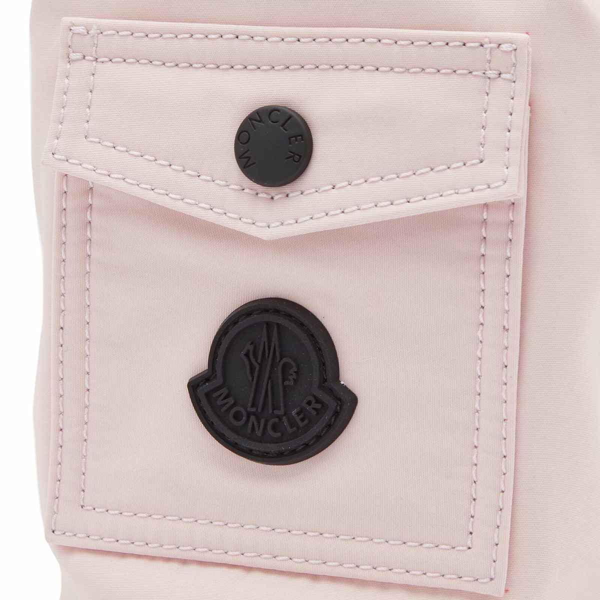 Moncler Women's Mini Drawstring Pouch Bag in Pink Moncler Moncler Women's Mini Drawstring Pouch Bag in Pink Moncler