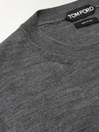 TOM FORD - Merino Wool Sweater - Gray