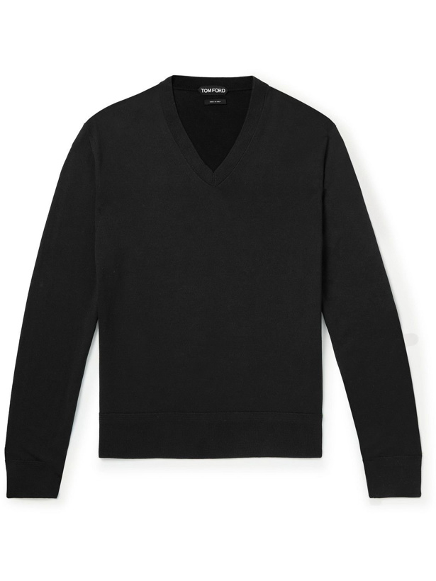 Photo: TOM FORD - Merino Wool Sweater - Black