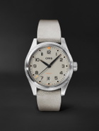 Oris - ProPilot Date Automatic 41mm Stainless Steel and Leather Watch, Ref. No.01 733 7805 4163-07 6 20 15LC