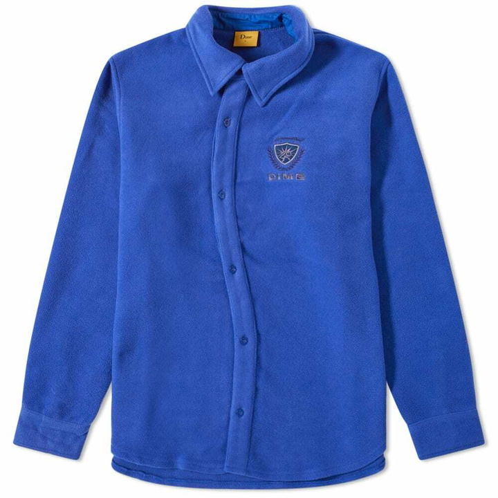 Photo: Dime Men's Crest Wool Shirt in Blue