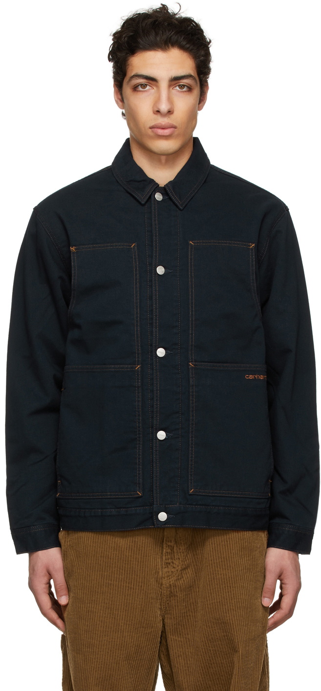 Carhartt Work In Progress Blue Double Front Jacket Carhartt WIP