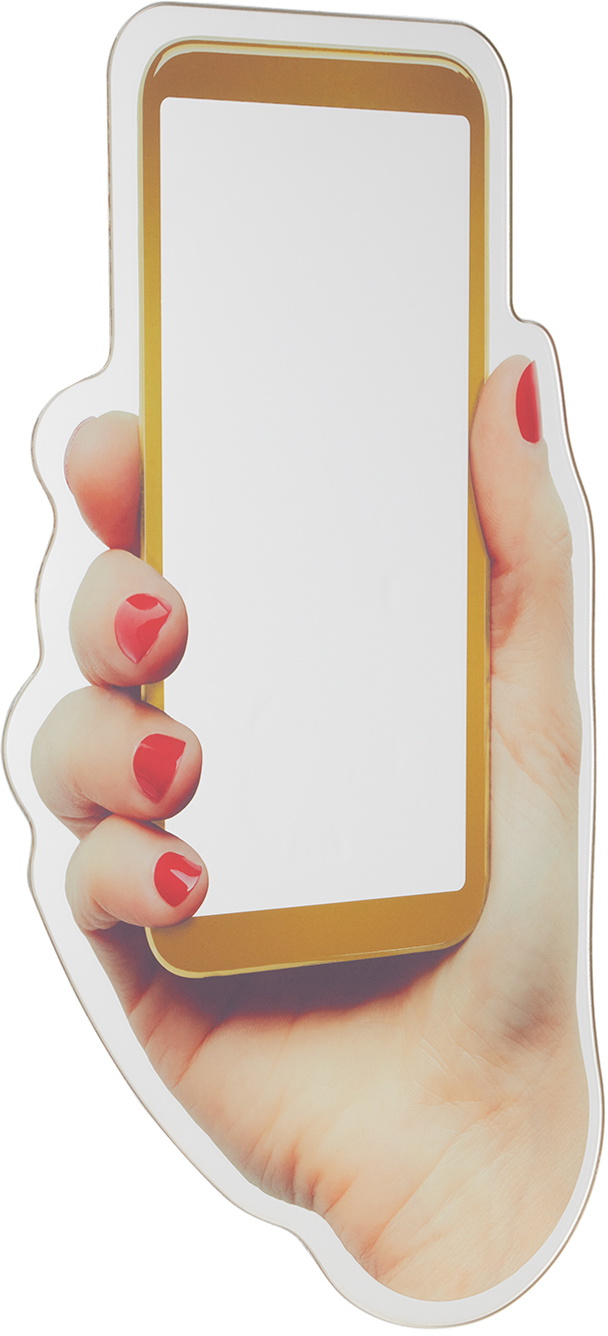 Seletti Gold Selfie Mirror