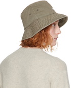 Acne Studios Khaki Twill Bucket Hat