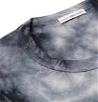 James Perse - Tie-Dyed Combed Cotton-Jersey T-Shirt - Blue