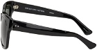 Dries Van Noten Black Linda Farrow Edition D-Frame Sunglasses