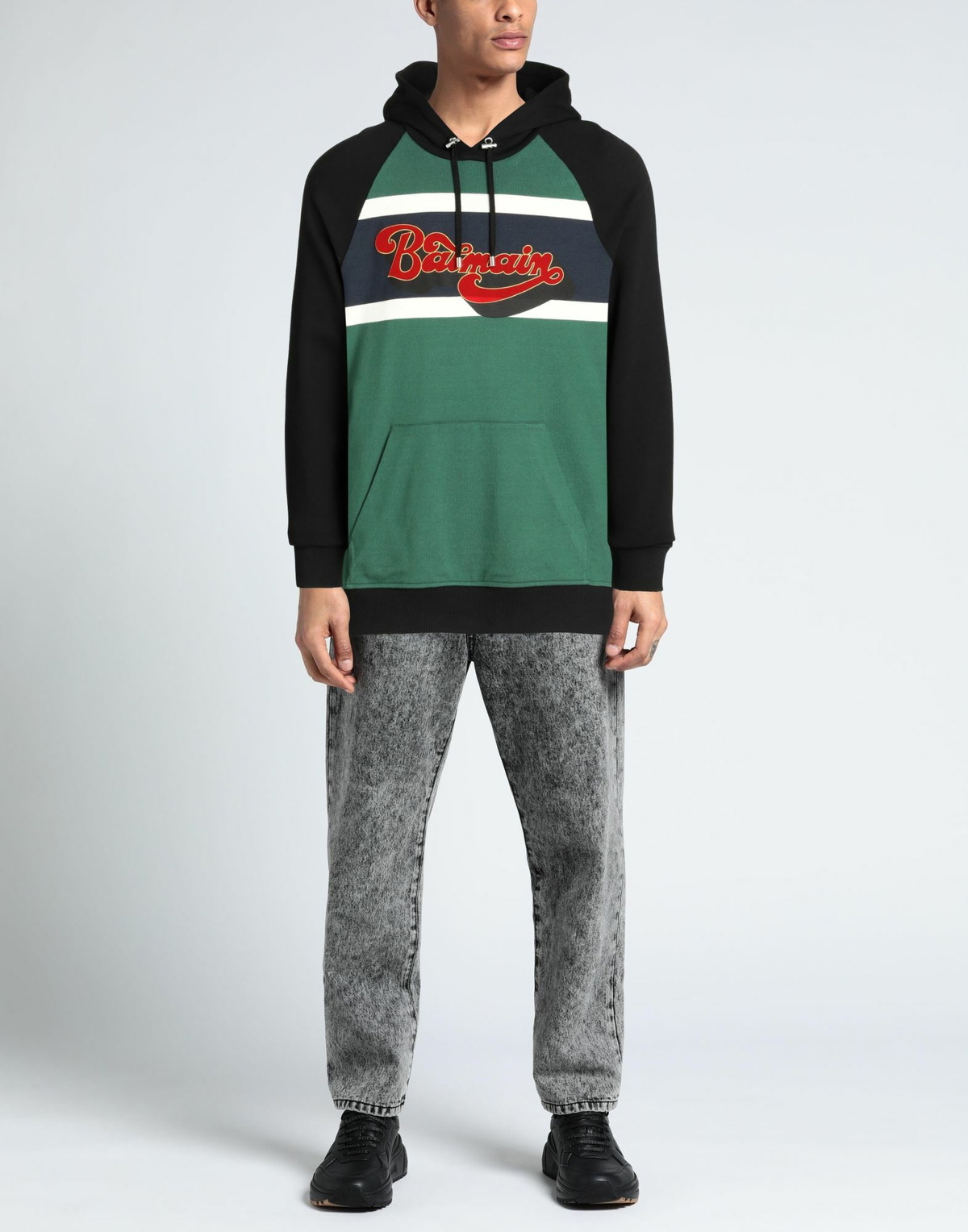 Balmain Mens Sweatshirt in Green
