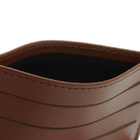 Maison Kitsuné Men's Fox Head Card Holder in Dark Brown 