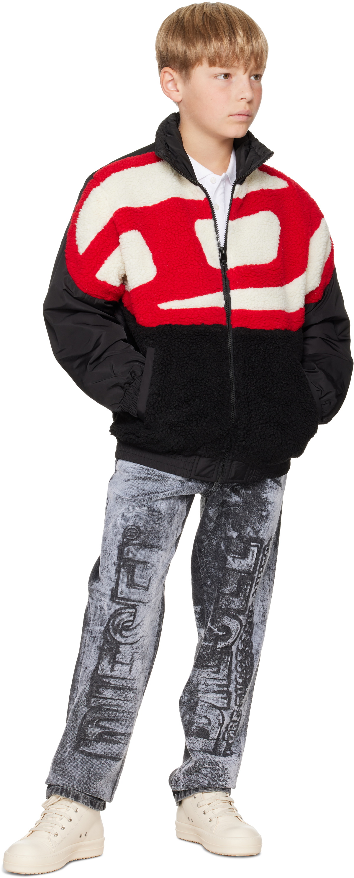 Diesel Kids Black Jsovady Jacket Diesel