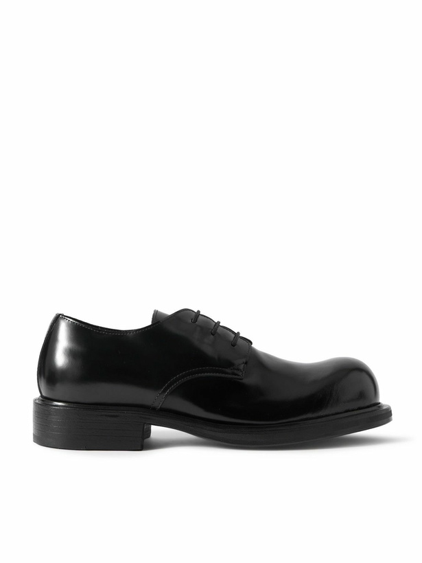 Photo: Acne Studios - Glossed-Leather Derby Shoes - Black