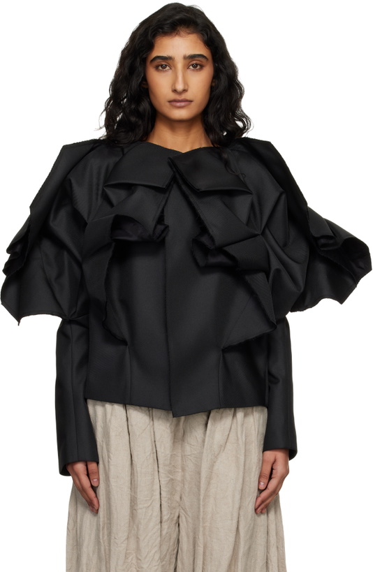 Photo: Comme des Garçons Black Ruffled Jacket