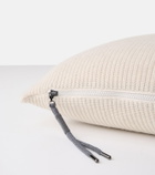 Brunello Cucinelli Ribbed-knit cashmere cushion