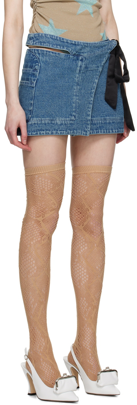 Cormio Indigo Victoria Denim Miniskirt