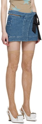 Cormio Indigo Victoria Denim Miniskirt
