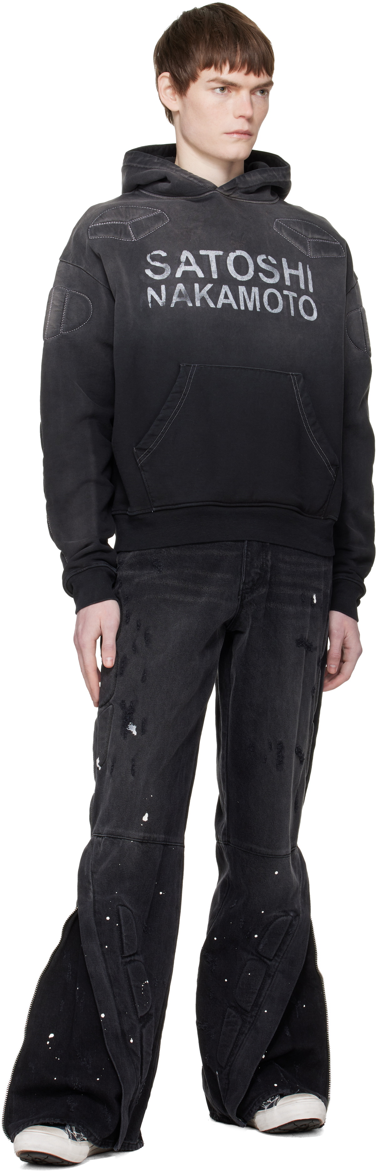 Satoshi Nakamoto Black Enduro Jeans