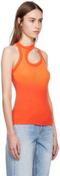 COTTON CITIZEN Orange Verona Cut Out Tank Top