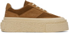 MM6 Maison Margiela Tan Platform Sneakers