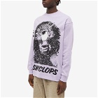 The Trilogy Tapes Men's Shyclops Long Sleeve T-Shirt in Lavender