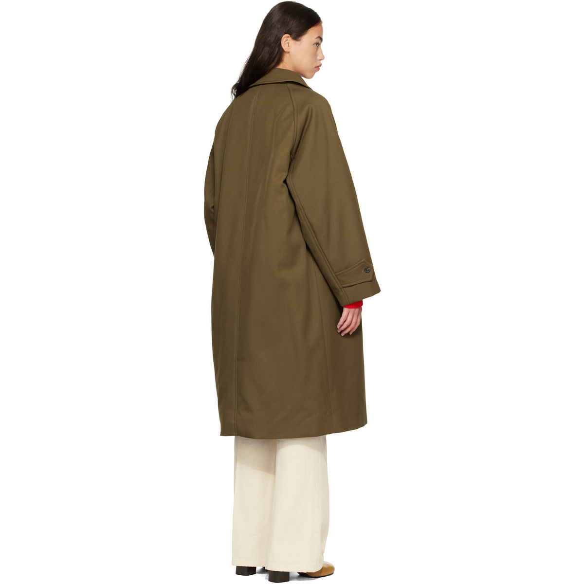 A.P.C. Khaki Water-Repellent Wool Jacket