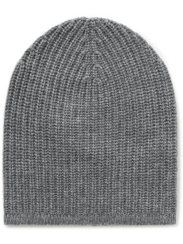 Photo: James Perse - Thermal Ribbed Recycled Cashmere Beanie