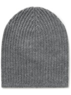 James Perse - Thermal Ribbed Recycled Cashmere Beanie