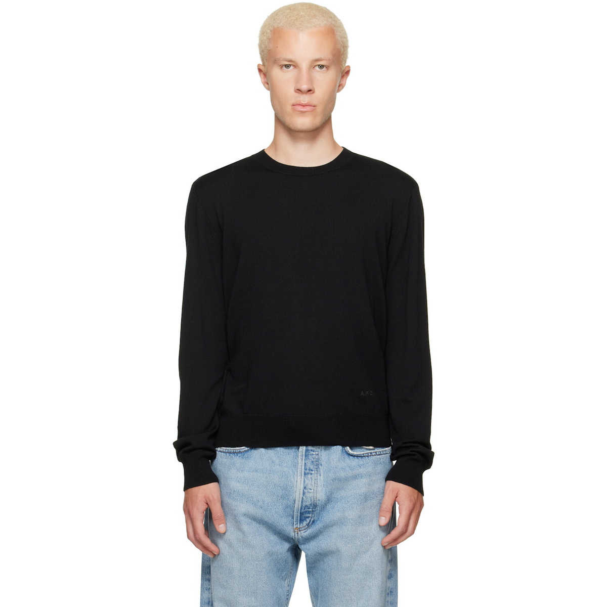 A.P.C. Black Matthieu Wool Sweater