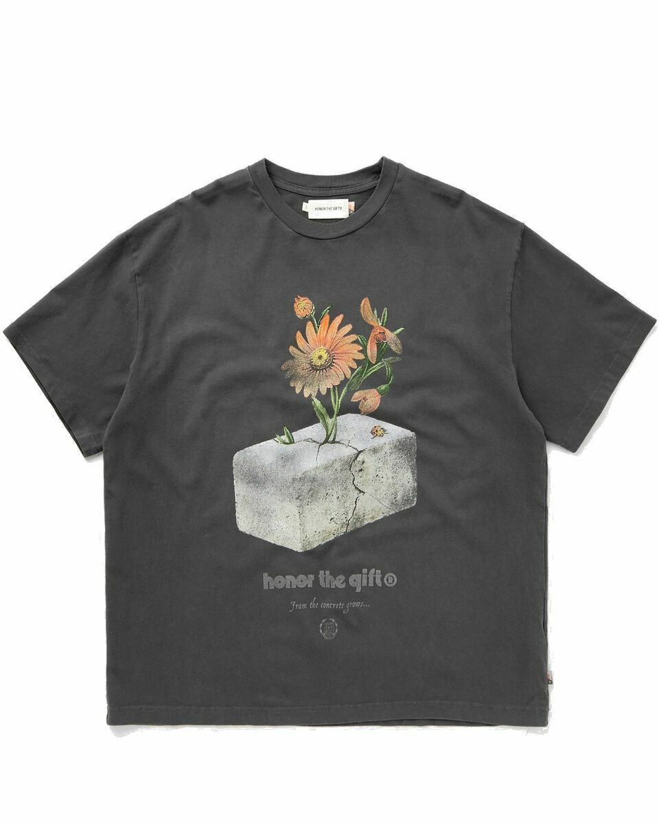 Photo: Honor The Gift Concrete 2.0 Ss Tee Grey - Mens - Shortsleeves